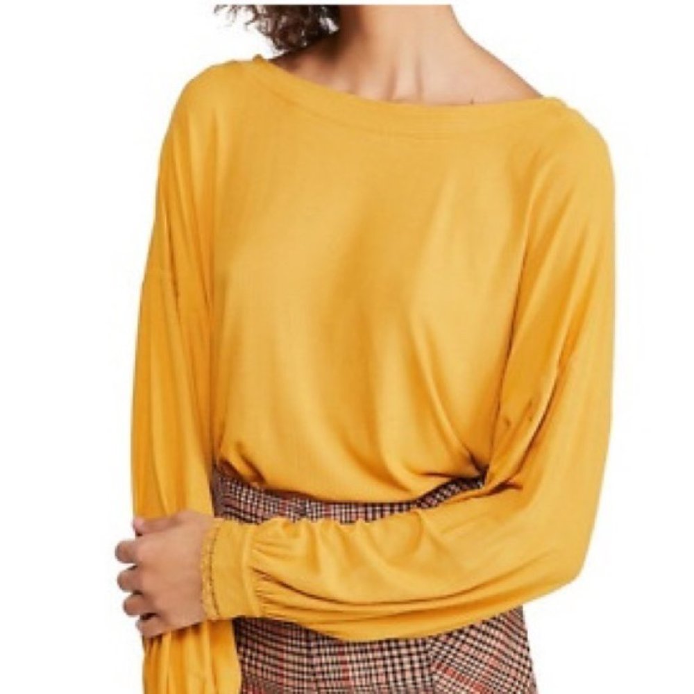 Free People Shimmy Shake Top Untamed Gold Size XS - Picture 10 of 11